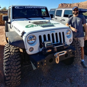 Jeep 4x4 with Cooper Tires in Moab, Utah