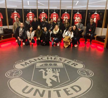 Manchester United locker room